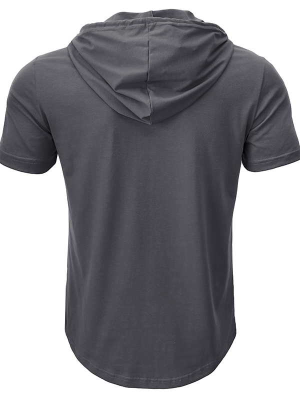 Jesus The Way The Truth The Life Christian Hooded Henley T Shirt
