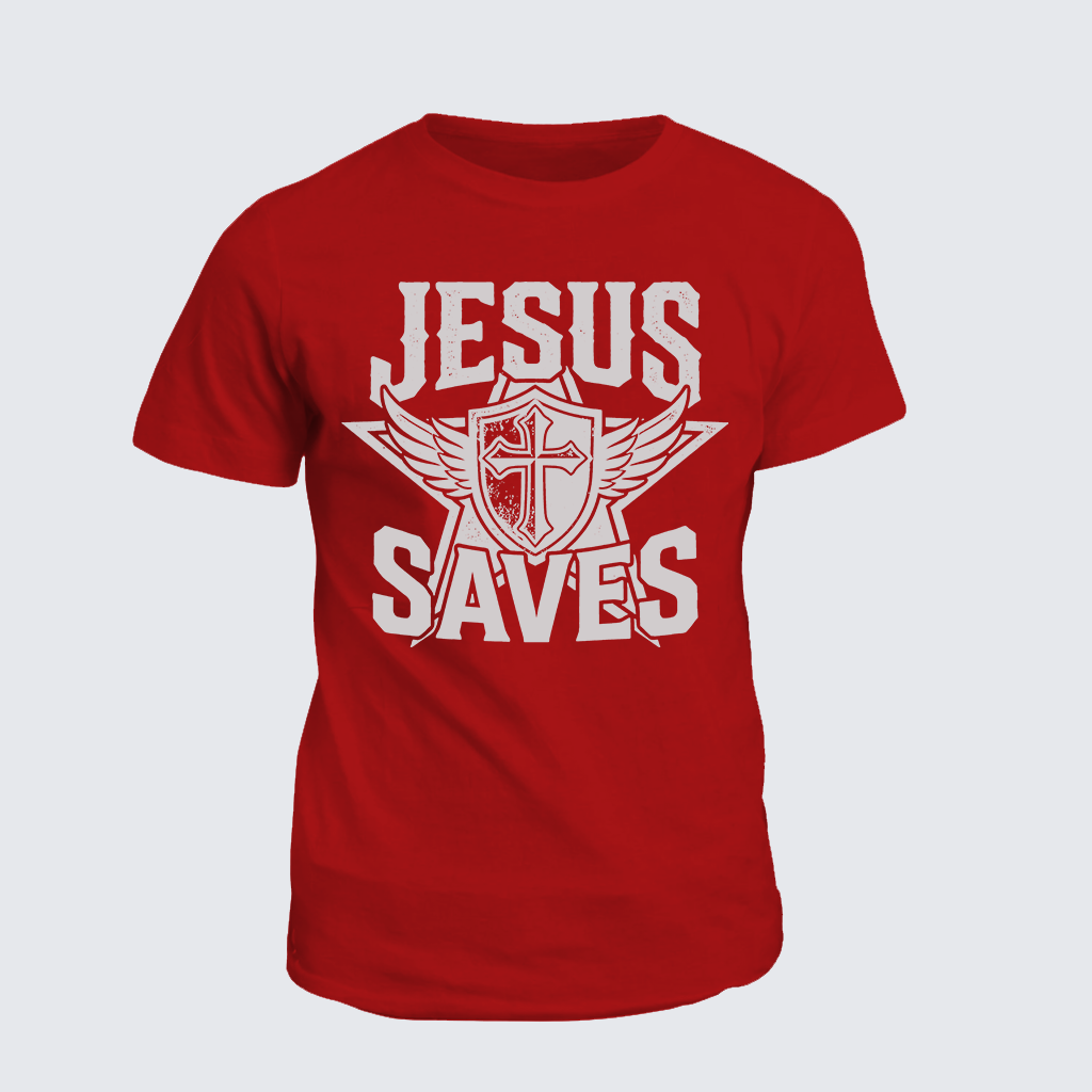 Classic Cotton Tee - Jesus Saves