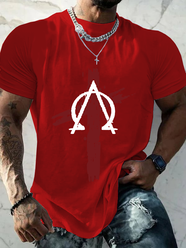 Classic Cotton Tee - Cross Crew Neck