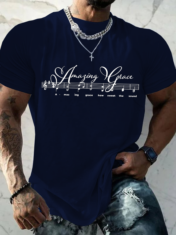 Classic Cotton Tee - Amazing Grace How Sweet the Sound T-shirt