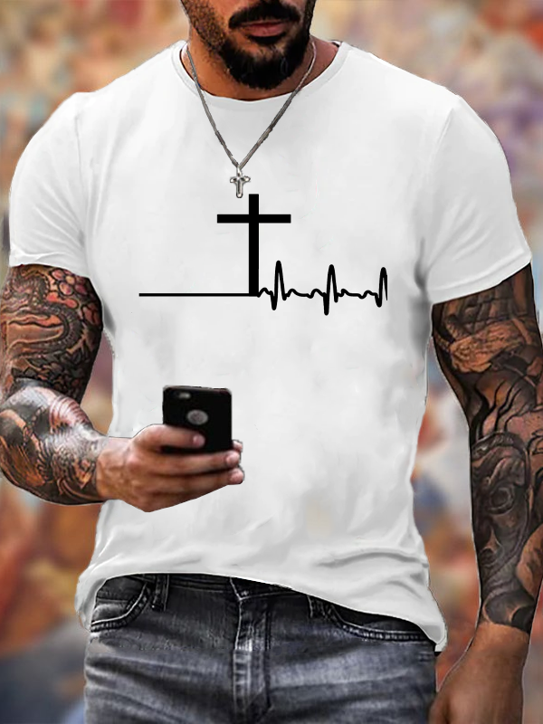 Classic Cotton Tee - ECG Cross