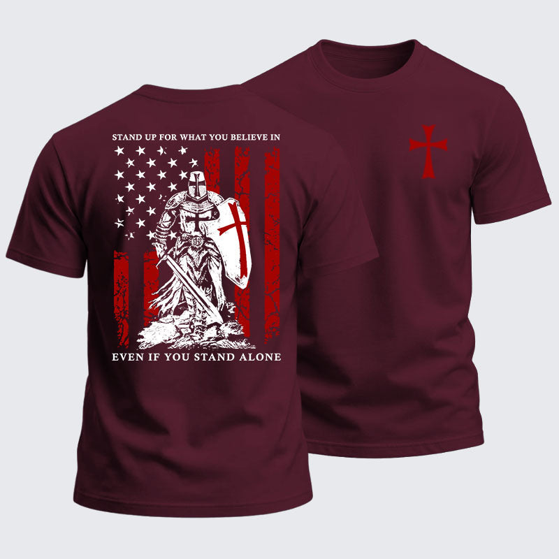 Heavyweight Cotton Tee - Stand Up For What You Believe