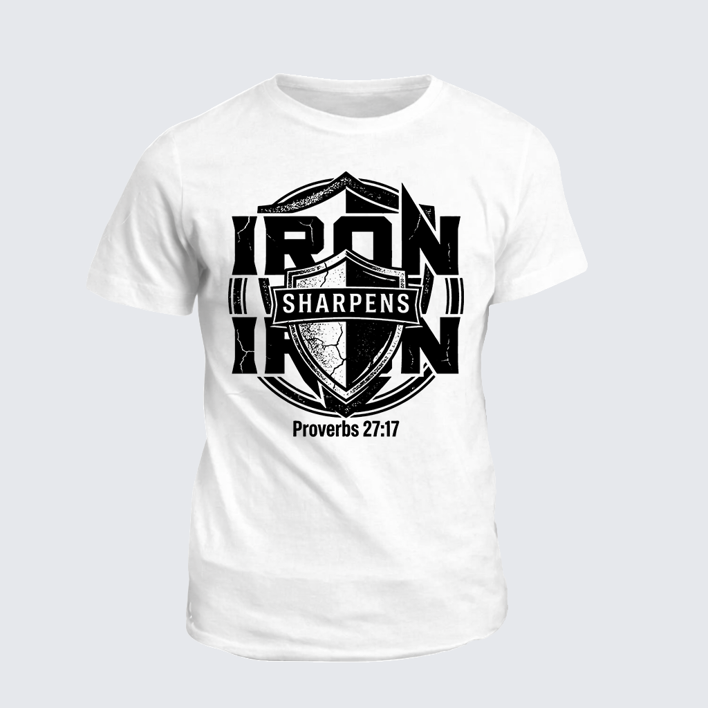 Classic Cotton Tee - Iron Sharpens Iron - Proverbs 27:17