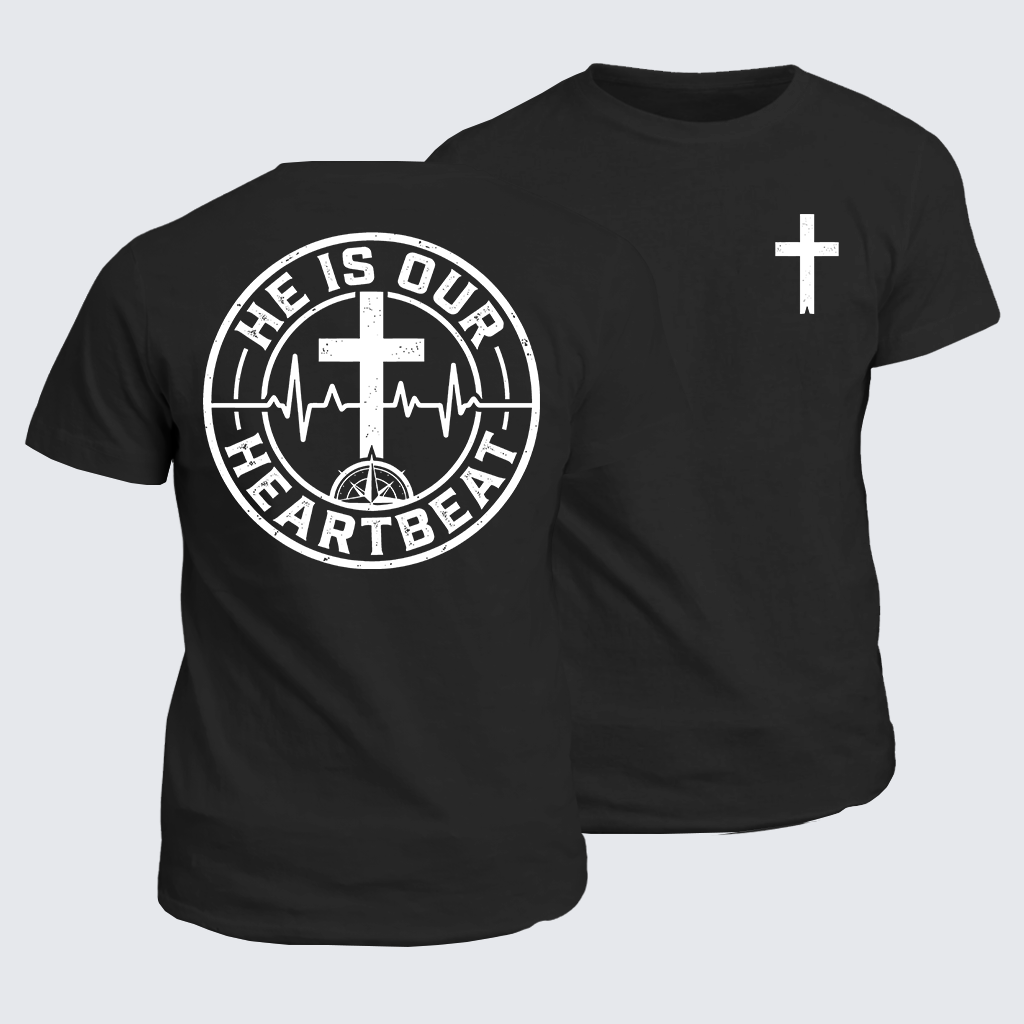 Classic Cotton Tee - He Is Our Heartbeat