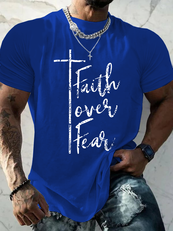 Classic Cotton Tee - Faith Over Fear