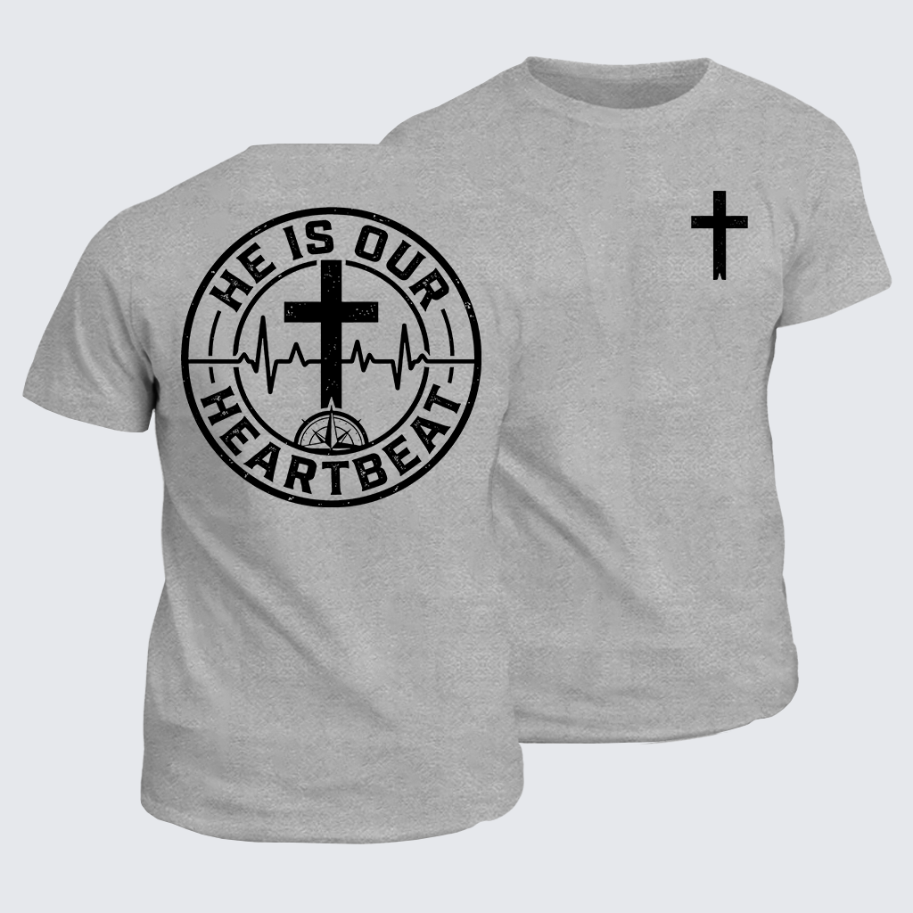 Classic Cotton Tee - He Is Our Heartbeat