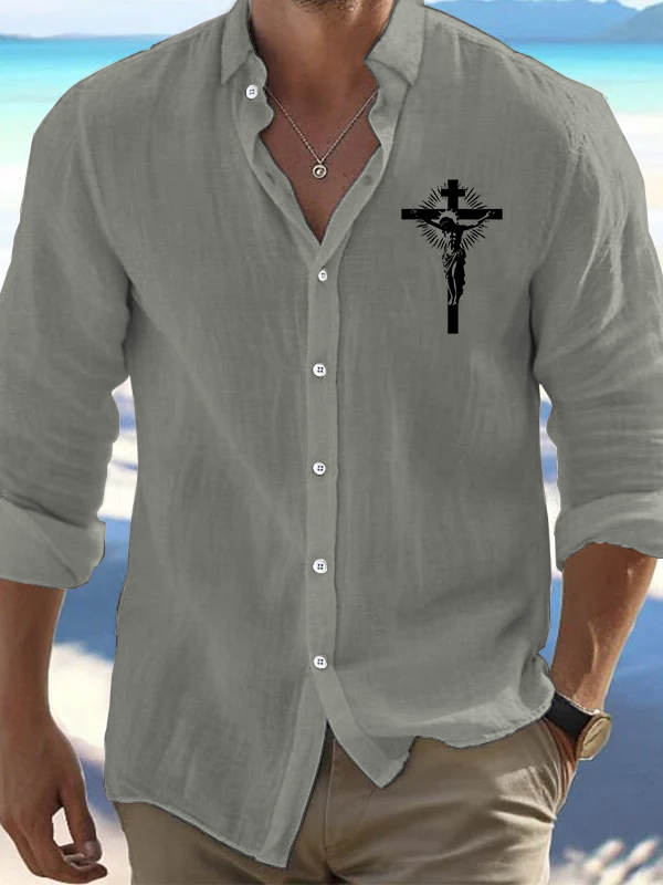 Cross Christian Resort Casual Shirt