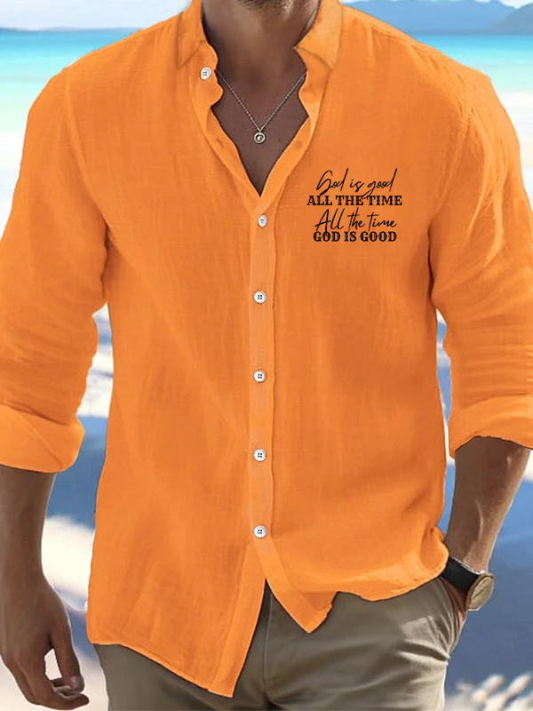 God Is Good All the Time Casual Shirt