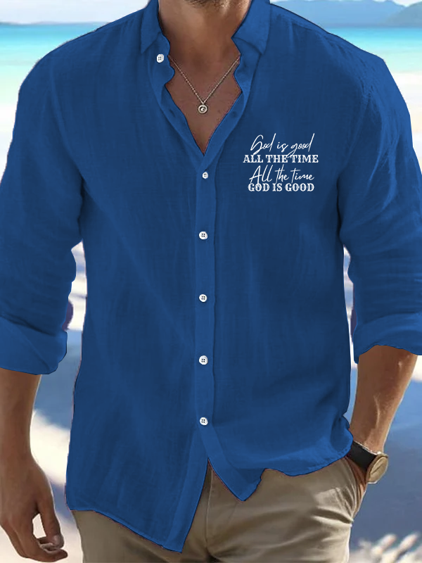 God Is Good All the Time Casual Shirt