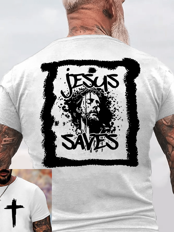 Classic Cotton Tee - Jesus Saves