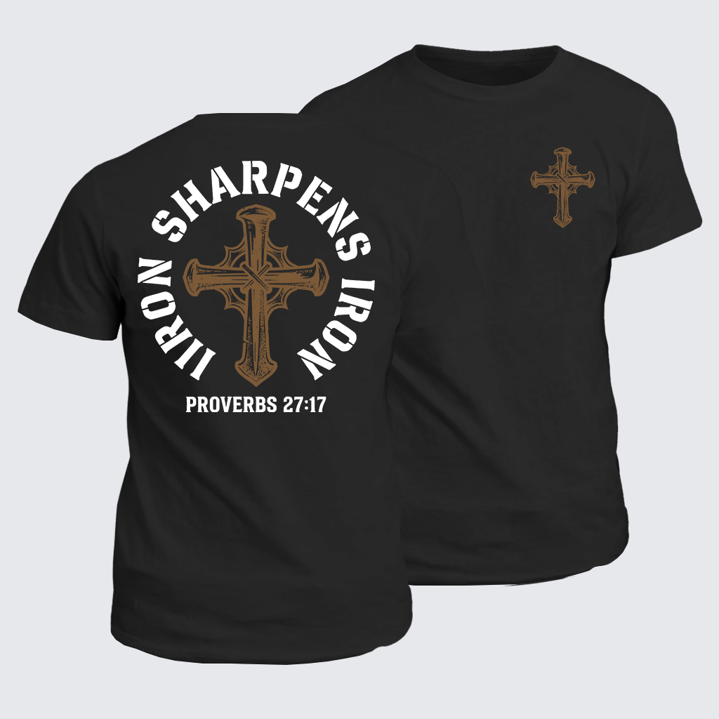 Classic Cotton Tee - Iron Sharpens Iron - Proverbs 27:17