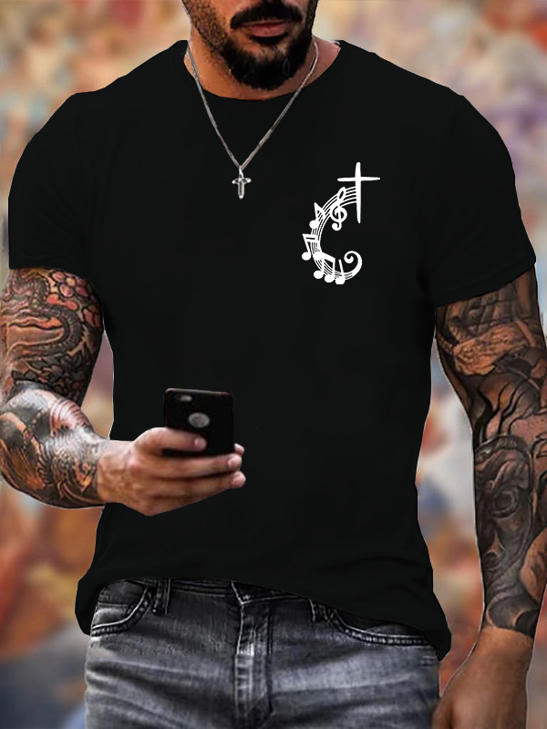 Classic Cotton Tee - Musical Faith Christian Cotton T-shirt