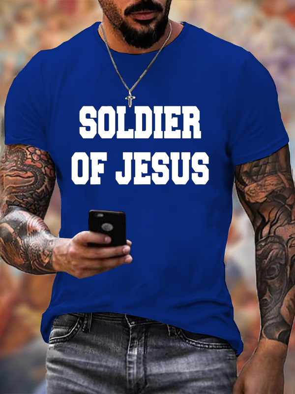 Classic Cotton Tee - Soldier Of Jesus
