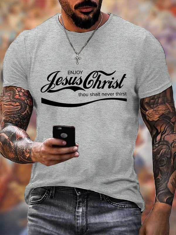 Classic Cotton Tee - Enjoy Jesus Christ Tee