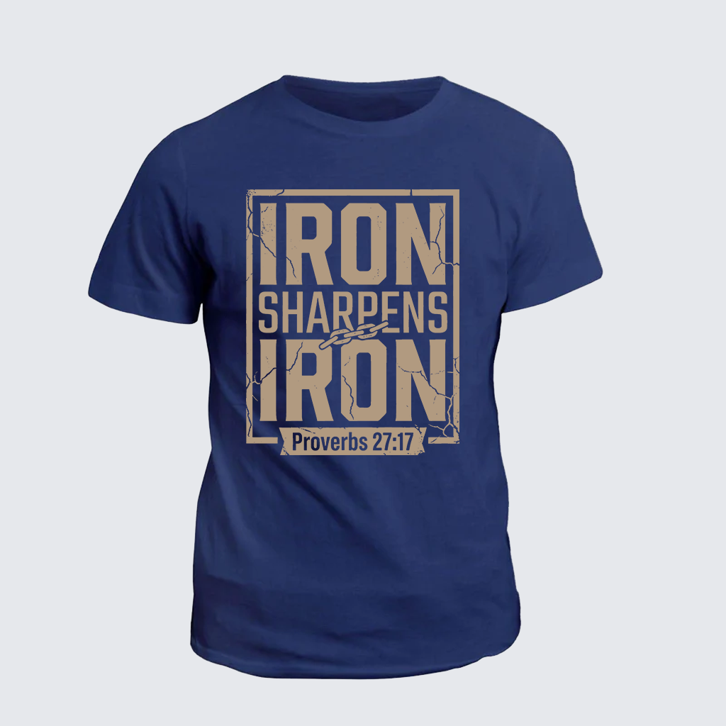 Classic Cotton Tee - Iron Sharpens Iron - Proverbs 27:17