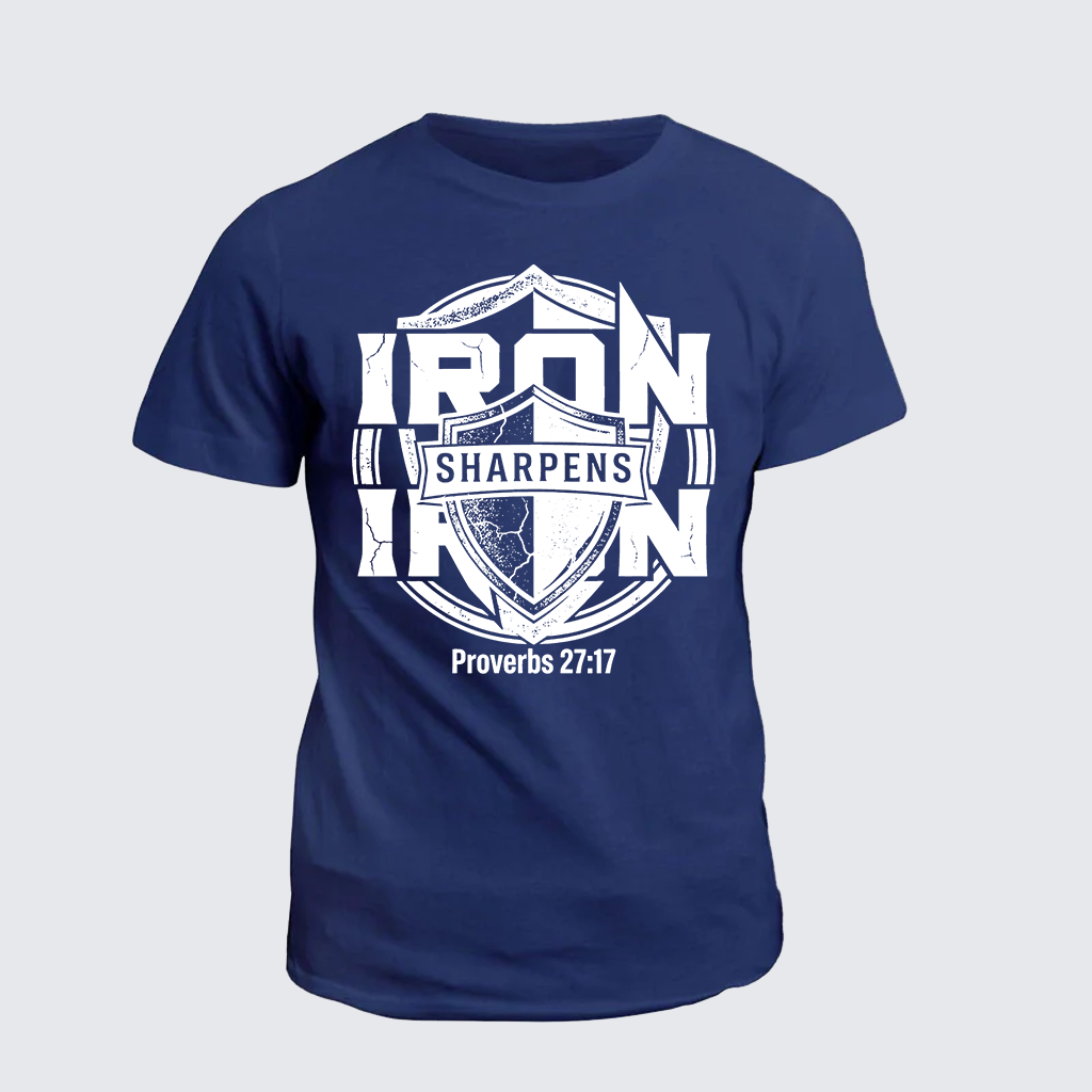 Classic Cotton Tee - Iron Sharpens Iron - Proverbs 27:17