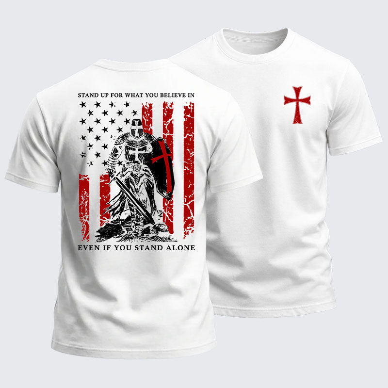 Heavyweight Cotton Tee - Stand Up For What You Believe