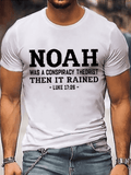 Classic Cotton Tee - Noah Conspiracy Theorist Crew Neck Tee