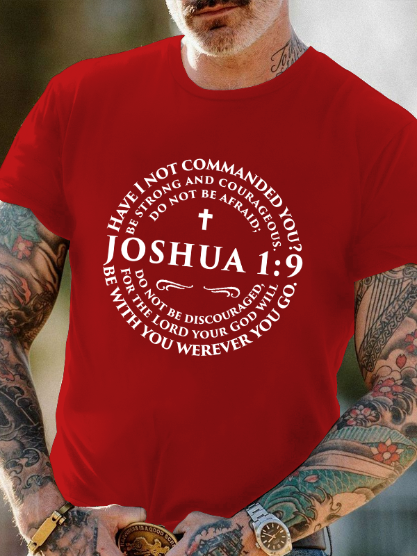 Classic Cotton Tee - Joshua 1:9 Tee