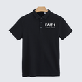 Faith over Fear Christian Cotton Short Sleeve Polo Shirt