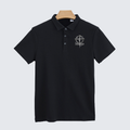 Cross Forgiven Christian Cotton Short Sleeve Polo Shirt