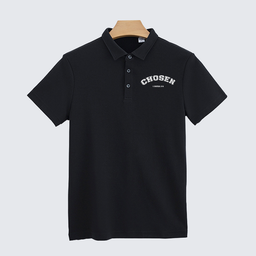Chosen Christian Cotton Short Sleeve Polo Shirt