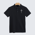Cross Christian Cotton Short Sleeve Polo Shirt