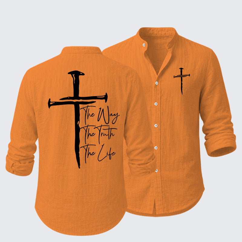 Jesus The Way The Truth The Life  Resort Casual Shirt