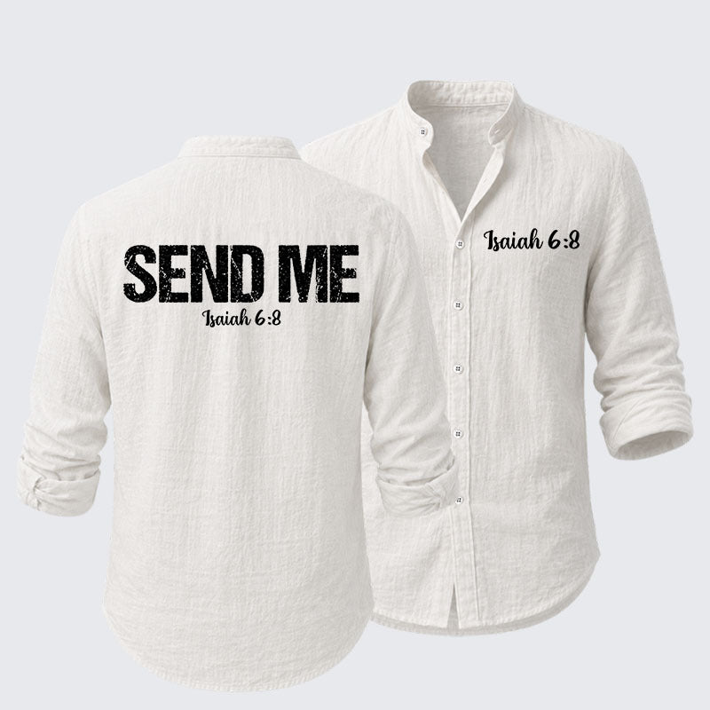 Isaiah 6:8 - SEND ME Resort Casual Shirt