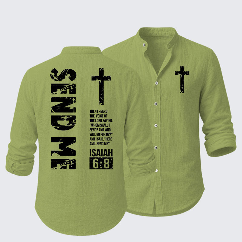 Send Me Isaiah 6:8 Resort Casual Shirt