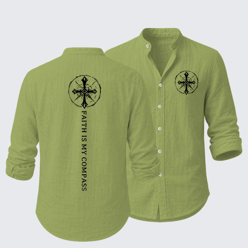 Faith Is My Compass Resort Casual Shirt