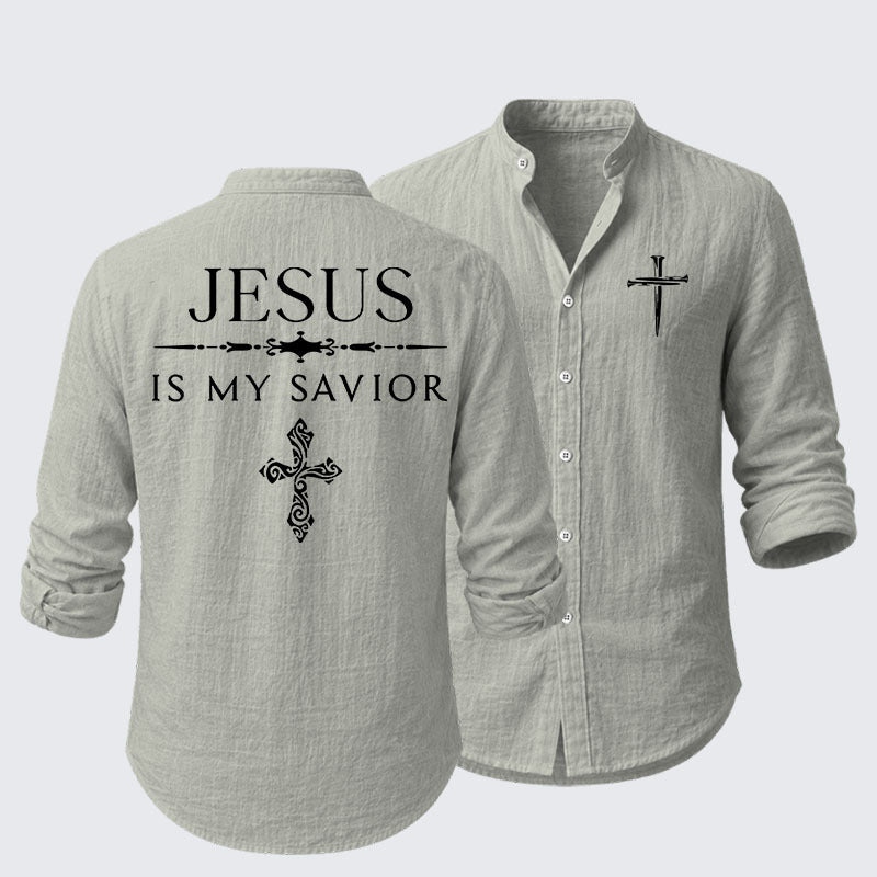 Jesus Is My Savior Resort Casual Shirt