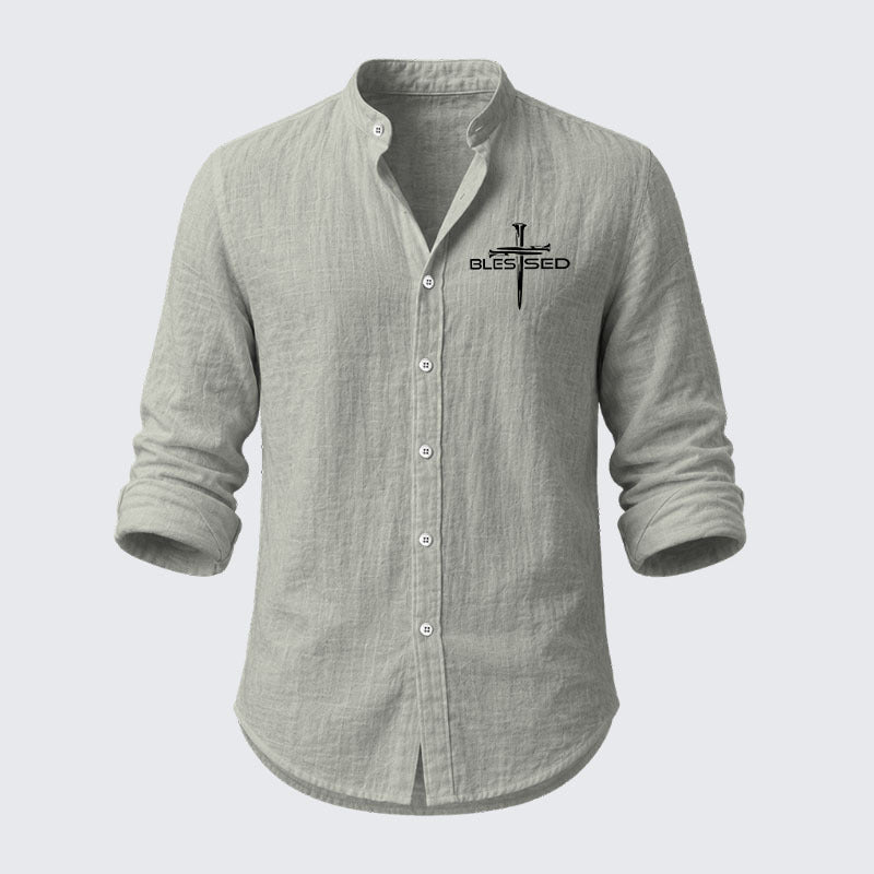 Cross Blessed Resort Casual Shirt