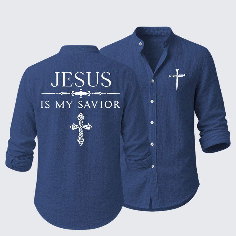 Jesus Is My Savior Resort Casual Shirt