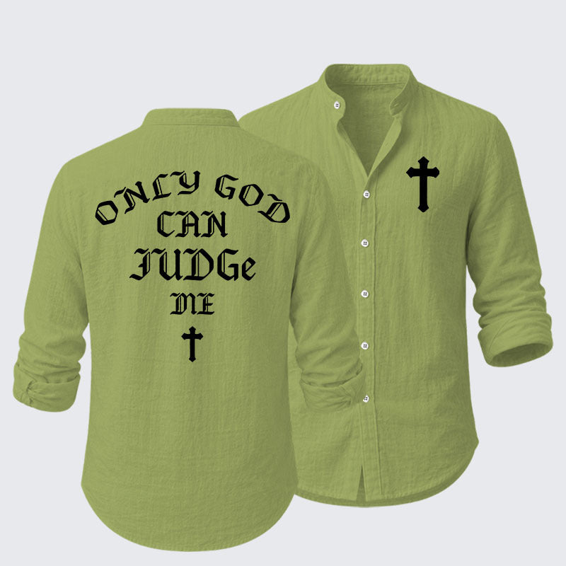 Only God Can Judge Me Resort Casual Shirt