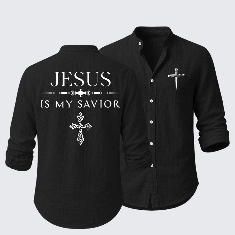 Jesus Is My Savior Resort Casual Shirt