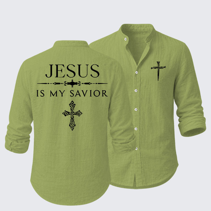 Jesus Is My Savior Resort Casual Shirt
