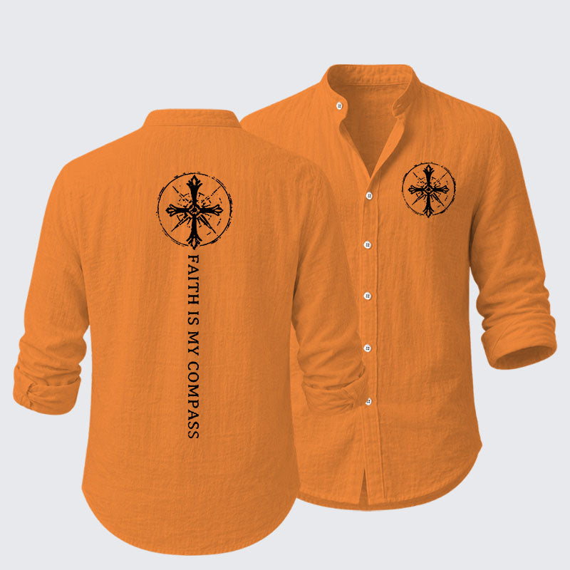 Faith Is My Compass Resort Casual Shirt