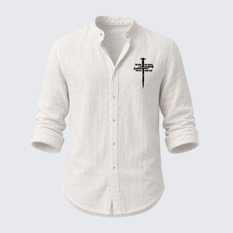 The Way The Truth The Life Resort Casual Shirt