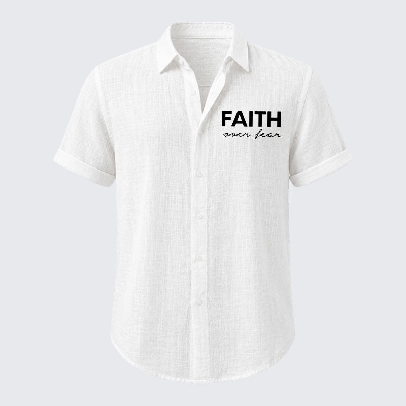 Faith over Fear Short Sleeve Shirt