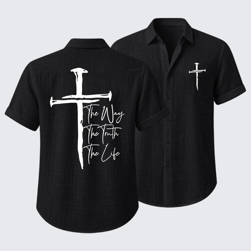 Jesus The Way The Truth The Life Short Sleeve Shirt