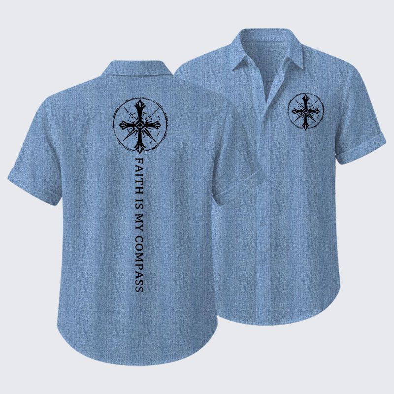 Faith Is My Compass Short Sleeve Shirt