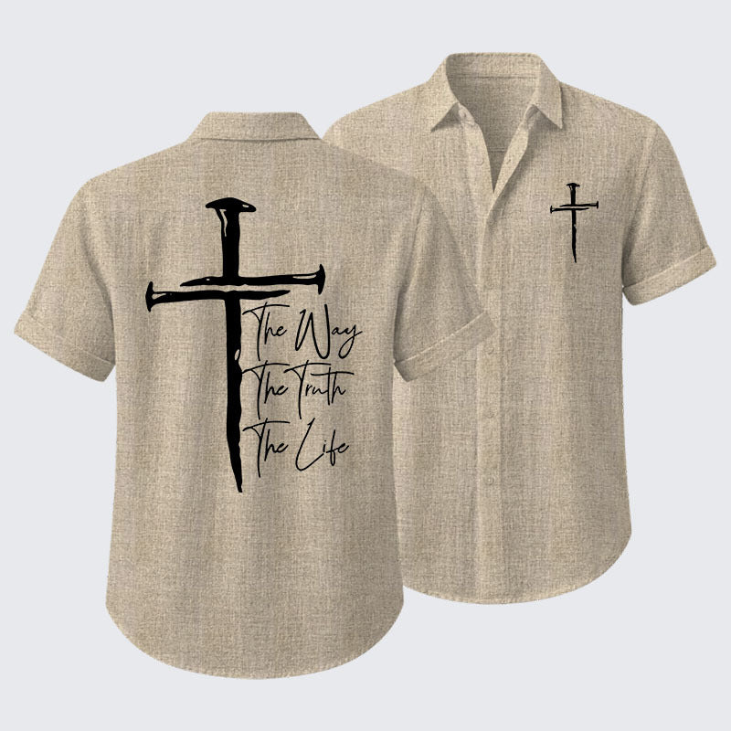 Jesus The Way The Truth The Life Short Sleeve Shirt