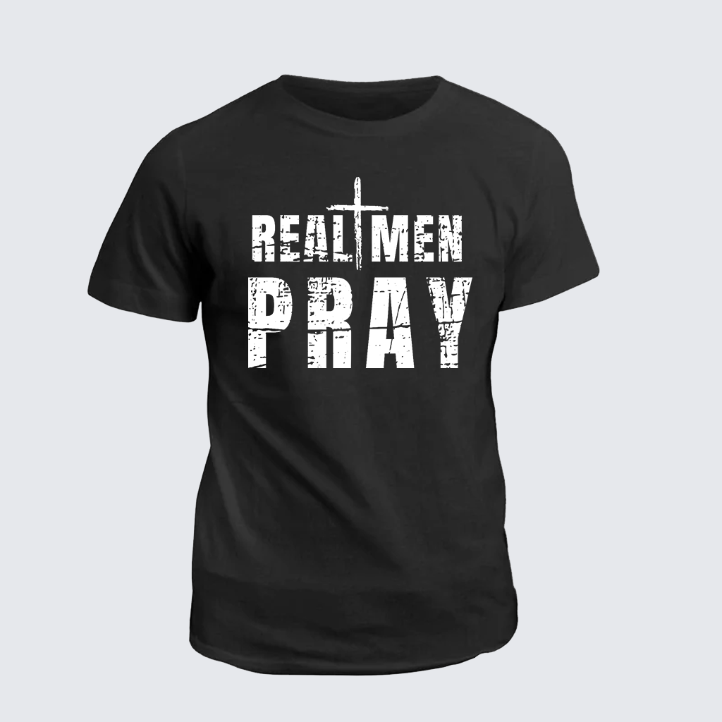 Classic Cotton Tee - Real Men Pray
