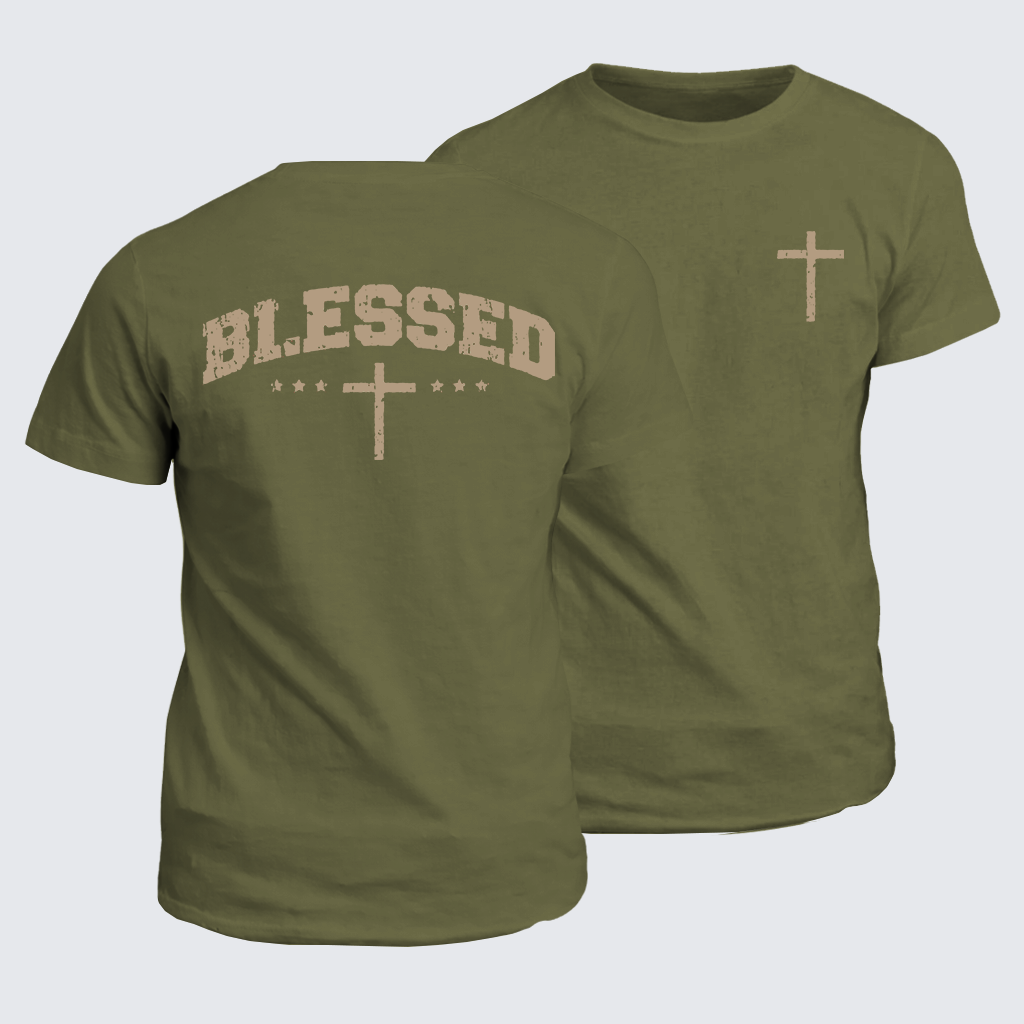 Classic Cotton Tee - Blessed Cross
