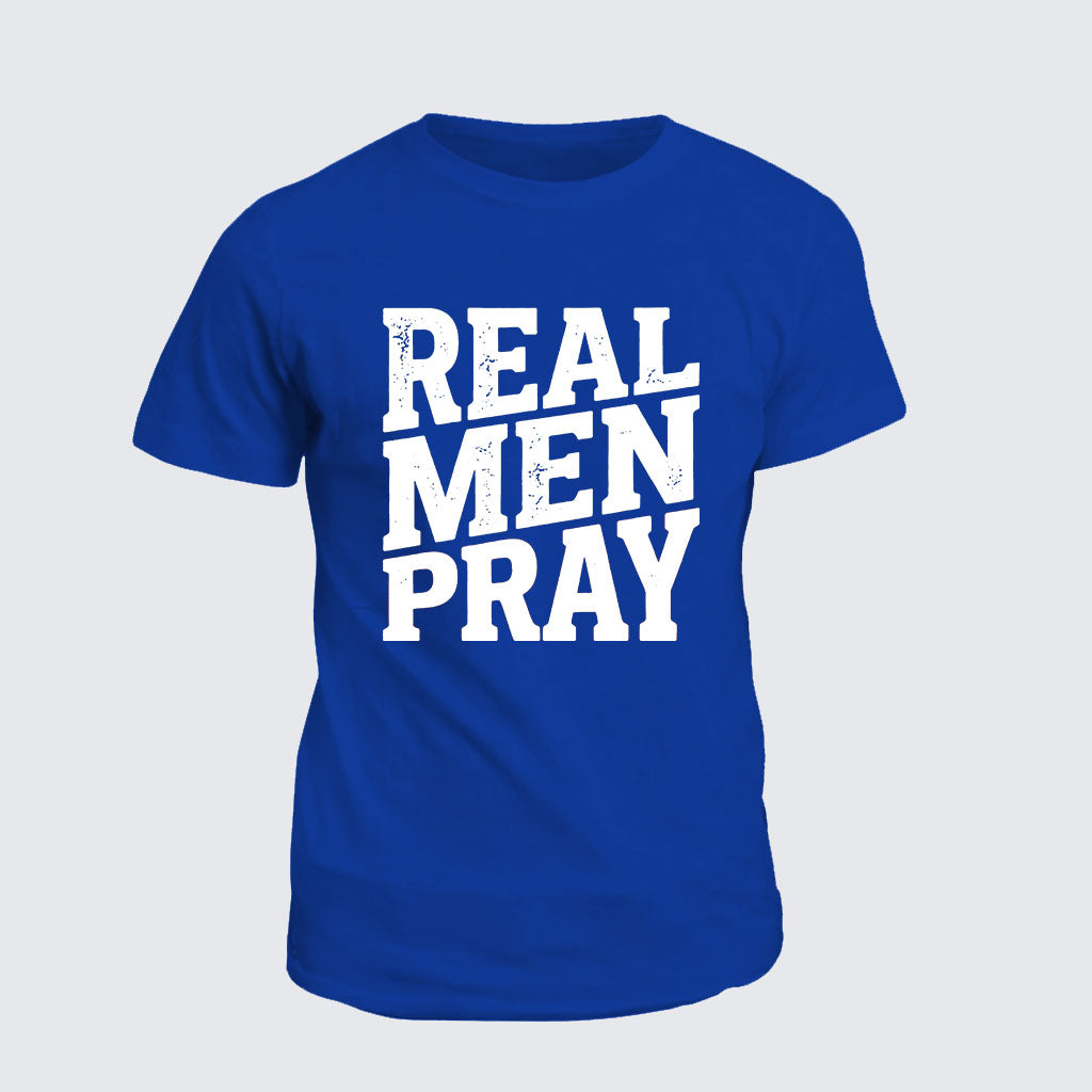 Classic Cotton Tee -  Real Men Pray