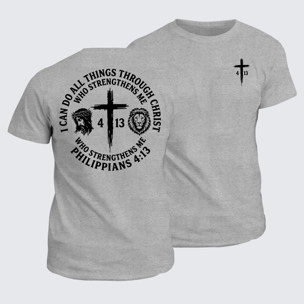 Classic Cotton Tee - All Things Through Christ