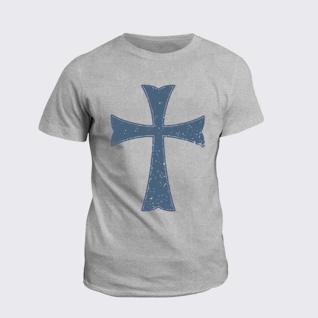 Classic Cotton Tee - Knights Templar Crusader Cross