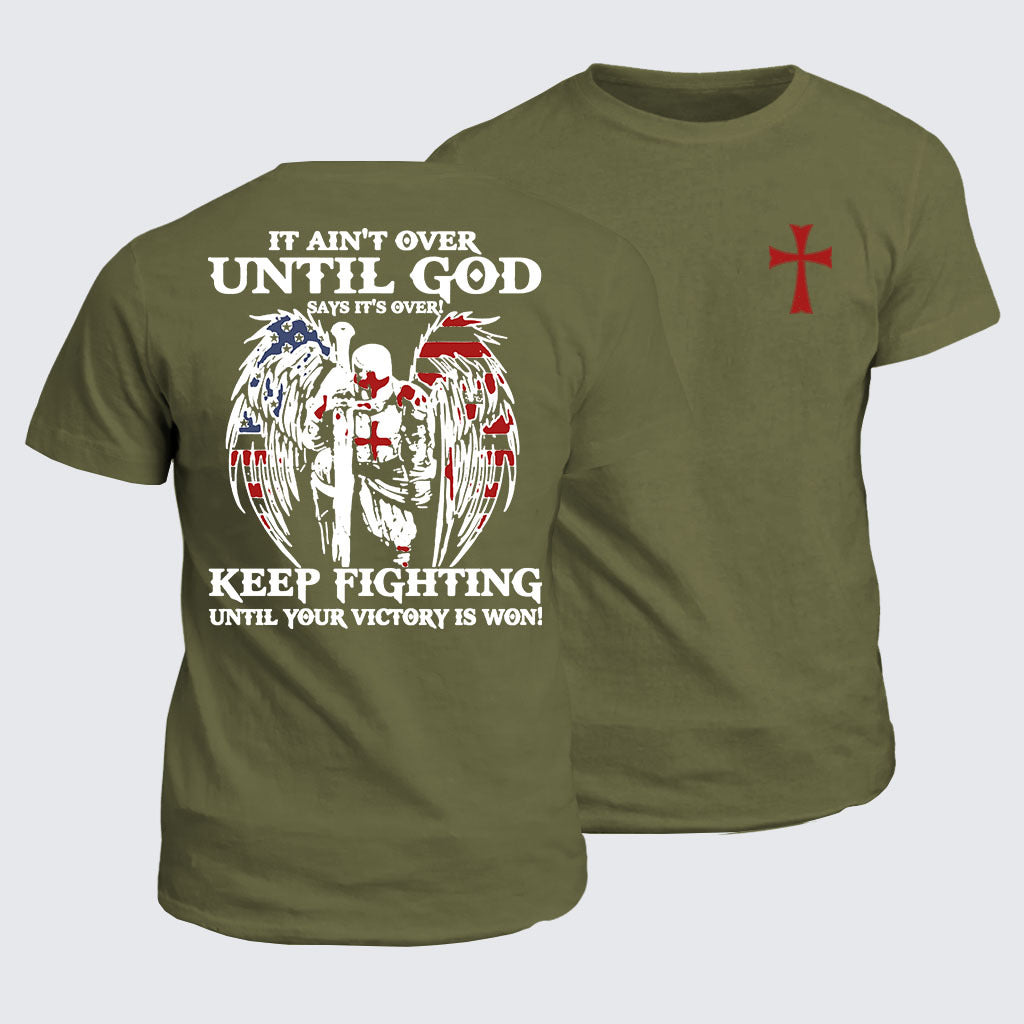Classic Cotton Tee - It Ain't Over Until God Says It's Over