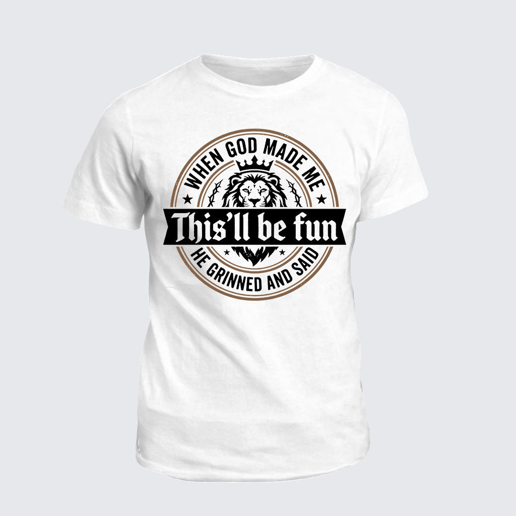 Classic Cotton Tee - When God Made Me
